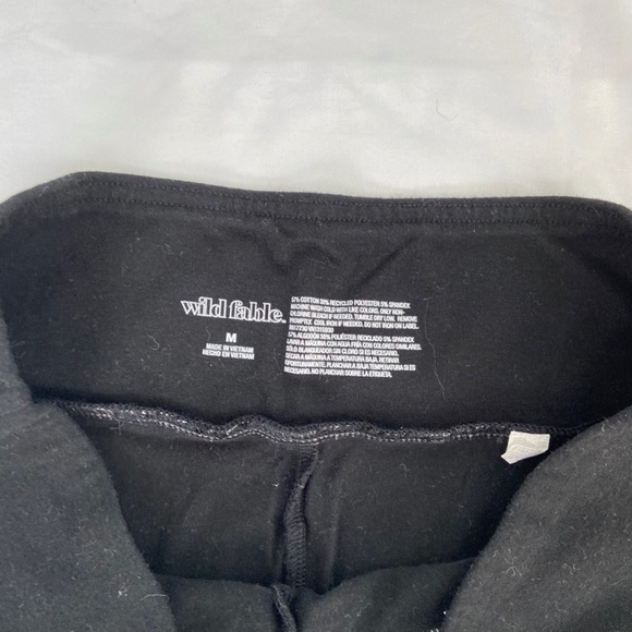 black cotton leggings size medium - Picture 3 of 3